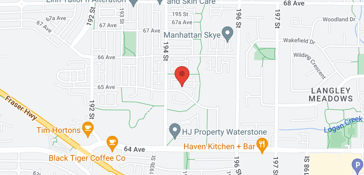 map of 40 19455 65 AVENUE